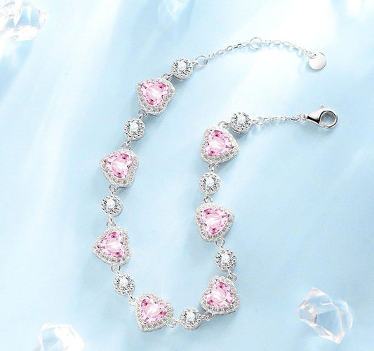 Aurora Heart Bracelet