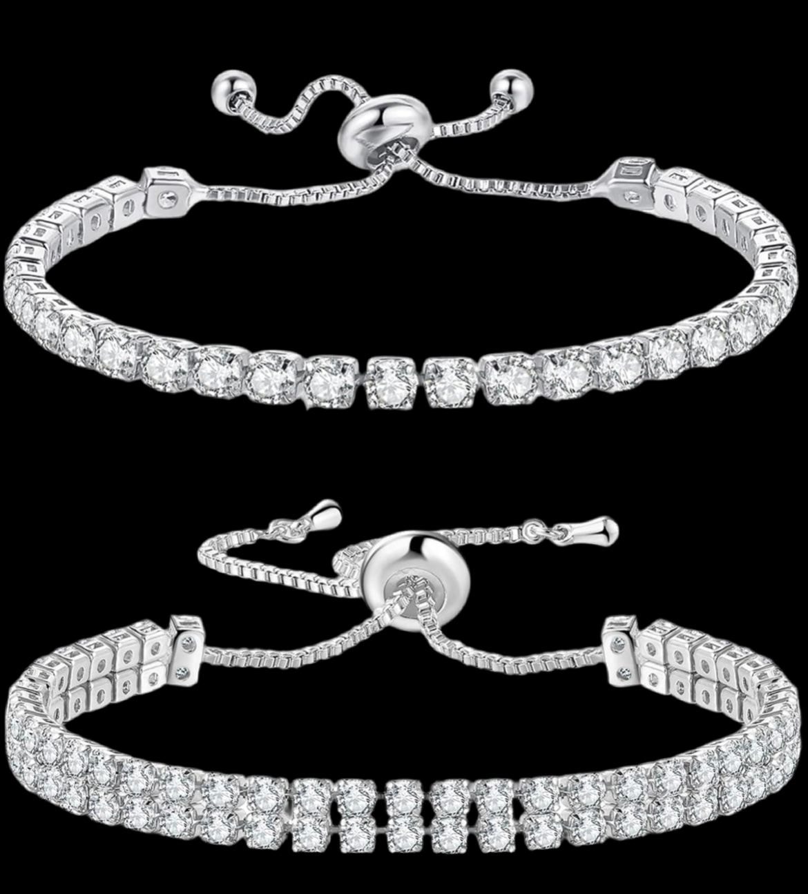 White Gold Tennis Bracelet