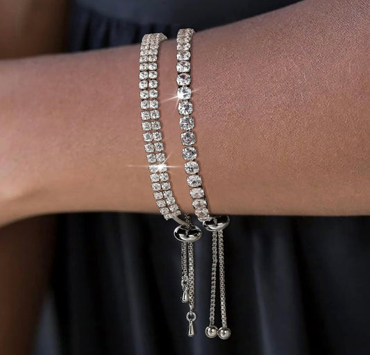 White Gold Tennis Bracelet