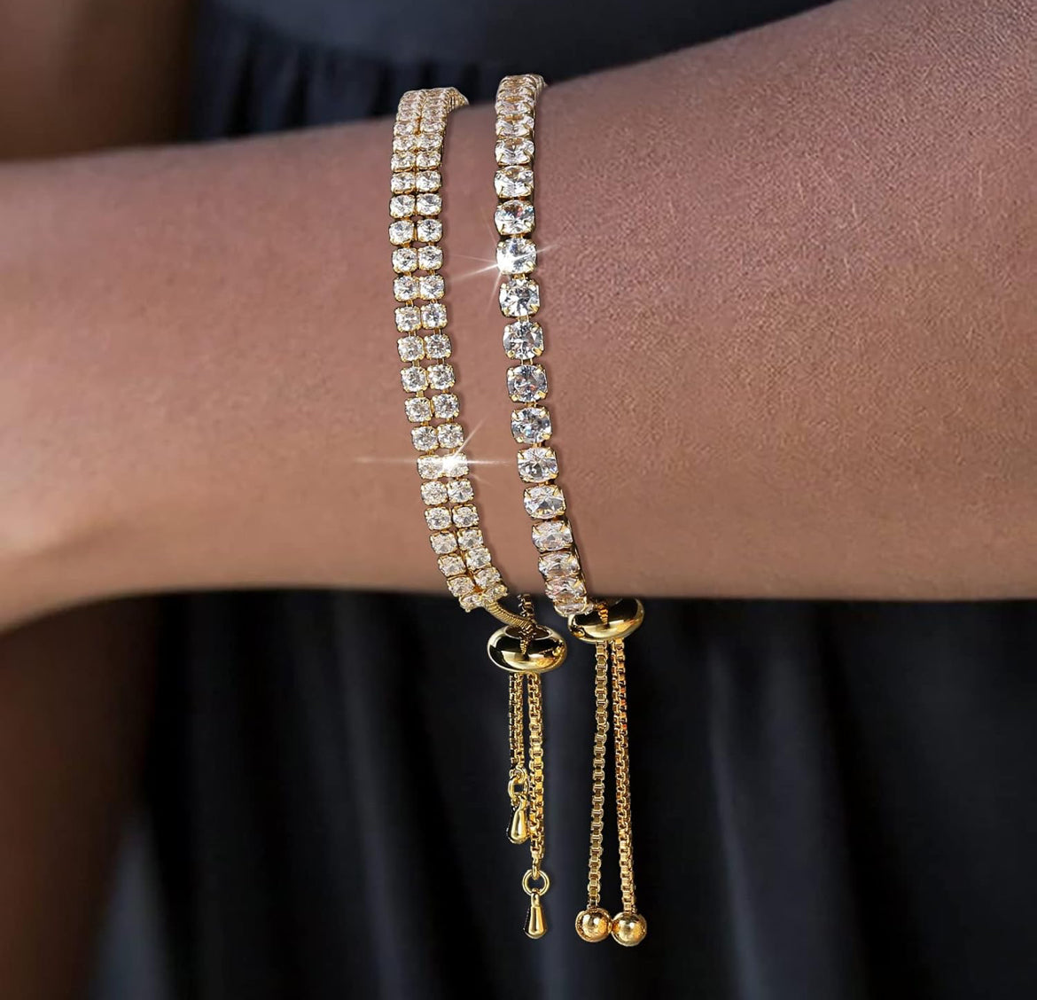 Gold Tennis Bracelet