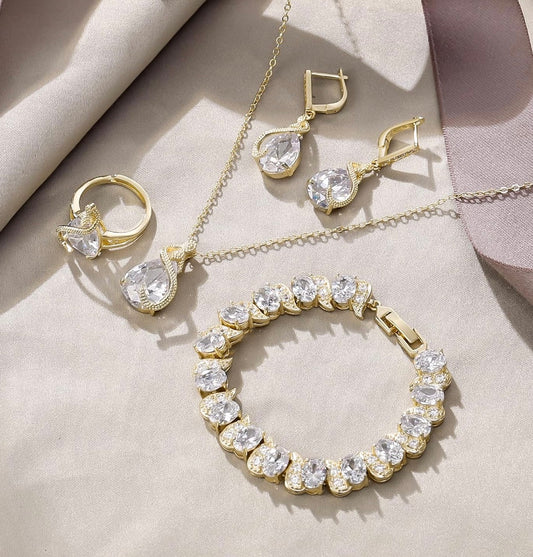 Celestial Swan Gold Set