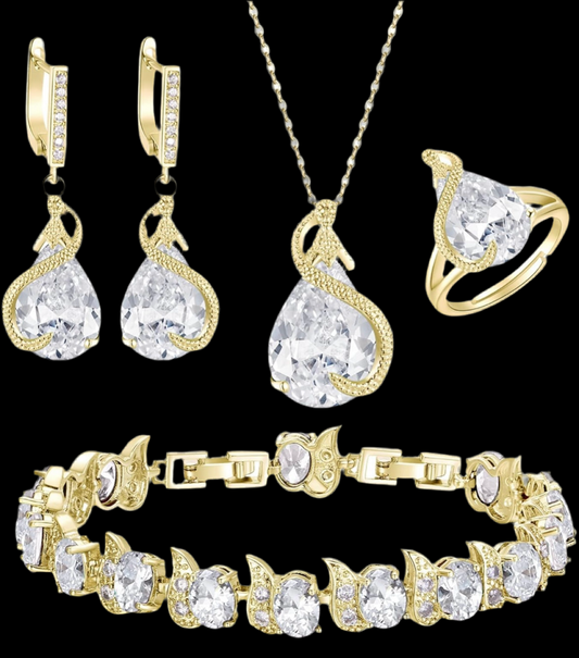 Celestial Swan Gold Set